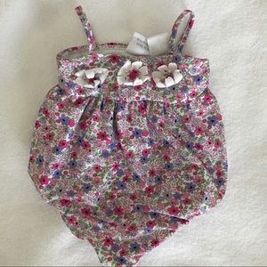 Baby’s Floral swimsuit 3-6M